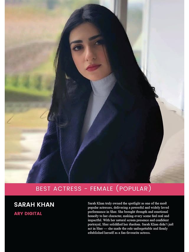Pakistani Actress Sarah Khan