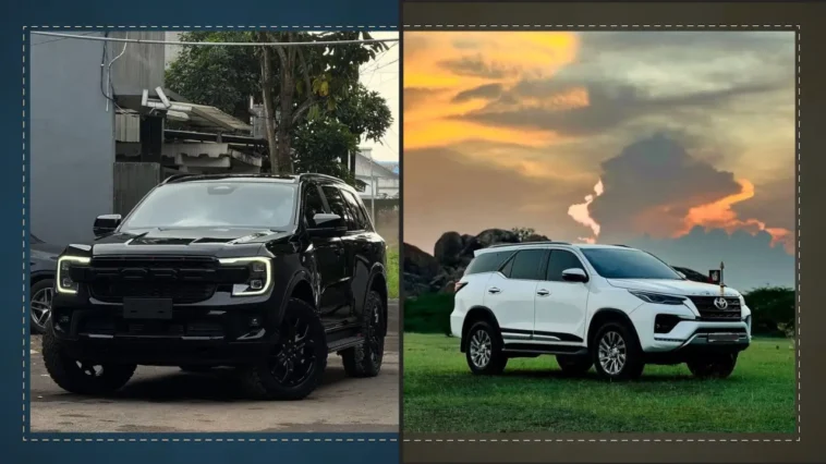 Toyota Fortuner 2026 vs Ford Endeavour