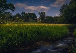 Fireflies Lighting Up Your Yard at Night