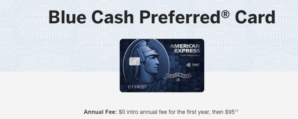 Blue Cash Preferred from American Express