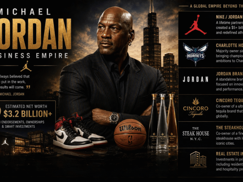 Michael Jordan’s Billion-Dollar Legacy: Net Worth, Income, House, Business Empire & Luxury Lifestyle